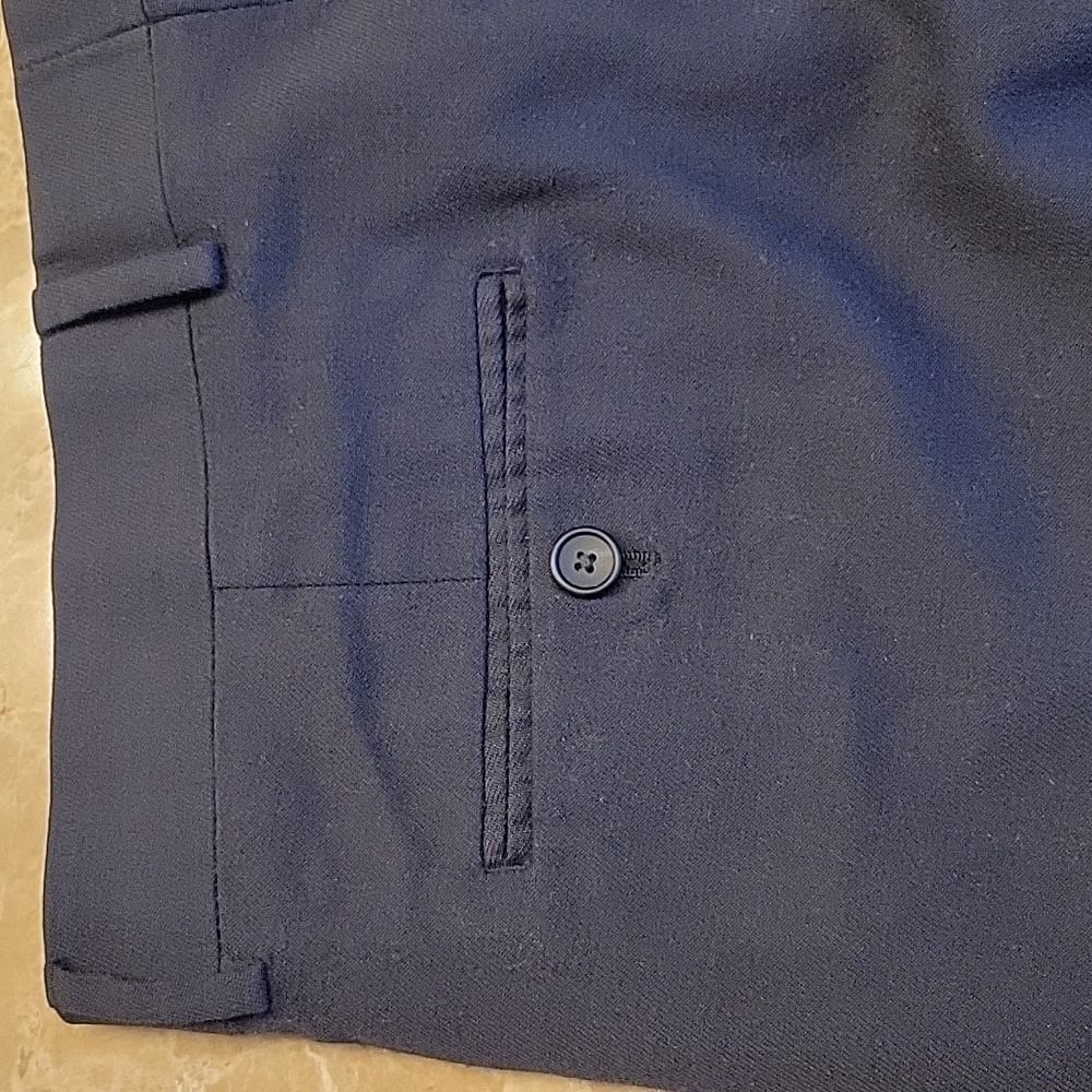 Kenneth Cole Awearness Men's Black Dress Slacks - Picture 9 of 11